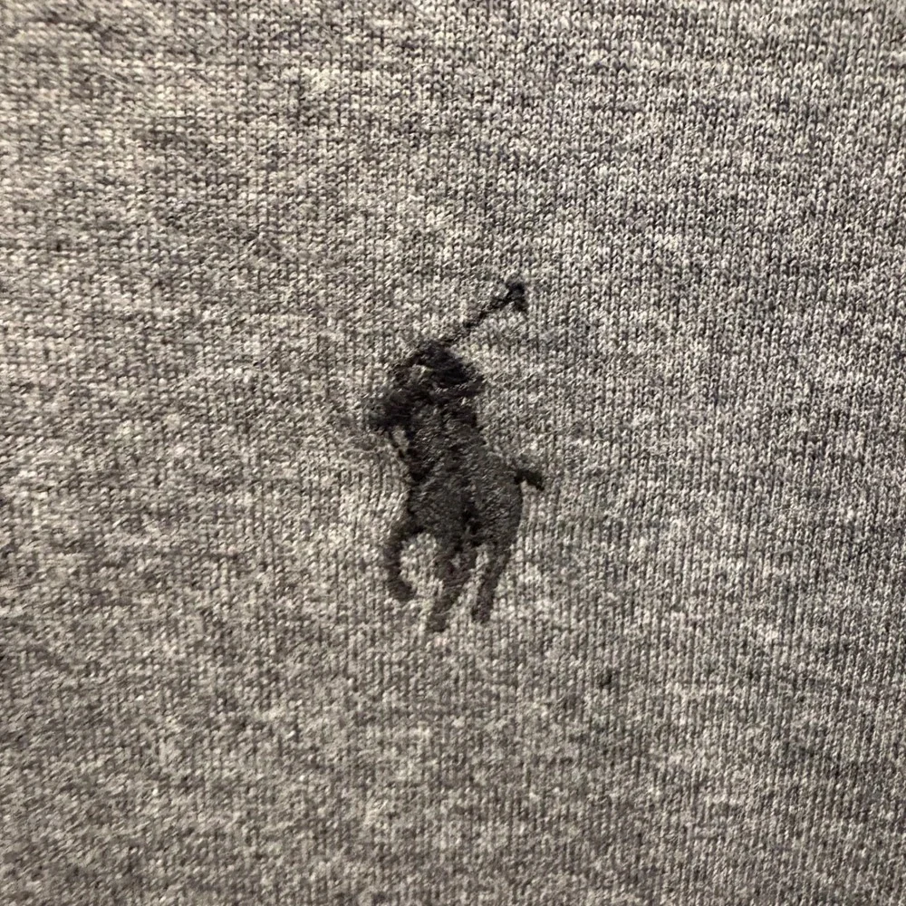 Polo Ralph Lauren Mens Shawl Collar Pullover Sweatshirt Gray Size Medium - Picture 4 of 8